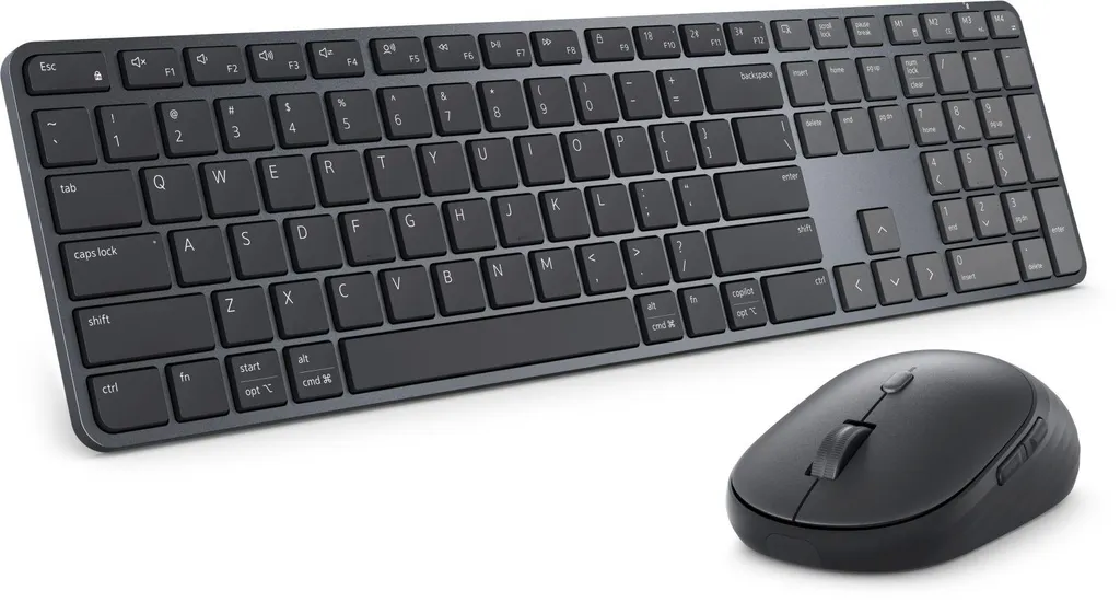 Ensemble Clavier et Souris sans fil DELL Pro 7 Slim KM726 Noir QWERTZ