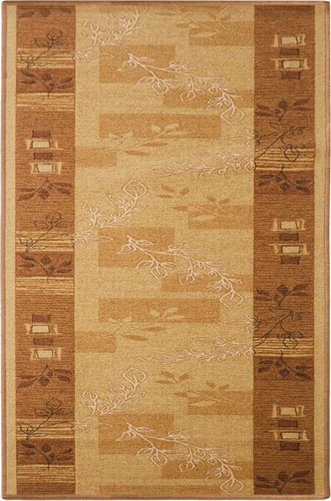 Tapis de passage long 67x350 cm beige Akzent idéal pour grands couloirs