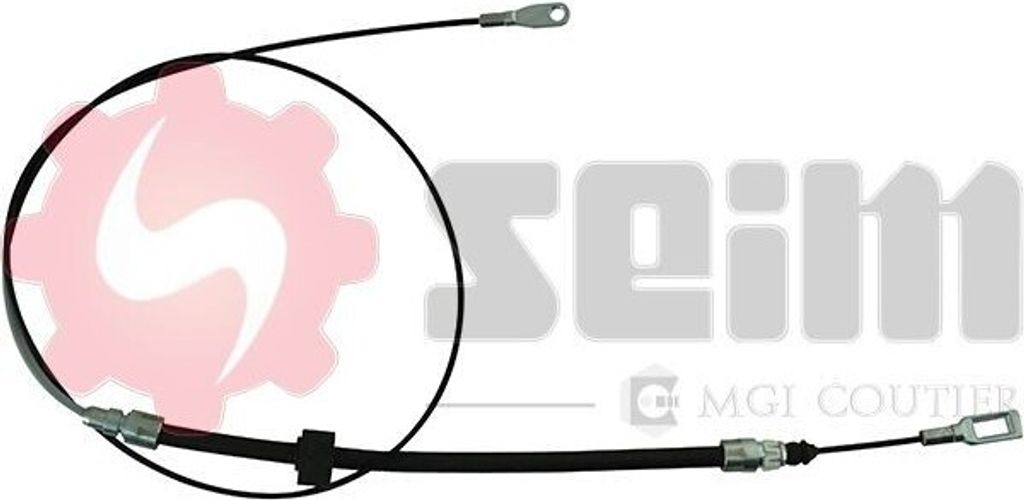 SEIM Handbremsseil Seilzug Feststellbremse für VW LT 28-46 II Kastenwagen (2DA, 2DD, 2DH) Vorne 554293