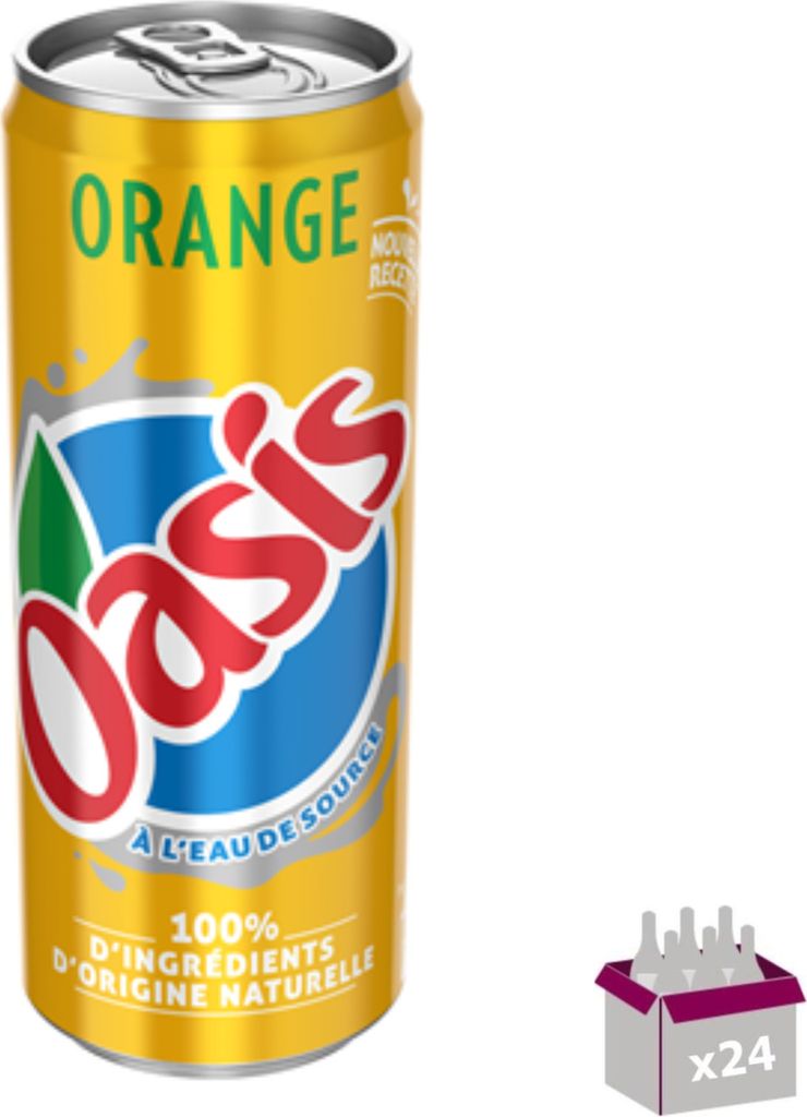 Oasis Orange Slim - 24 x 33 cL Image du produit 
