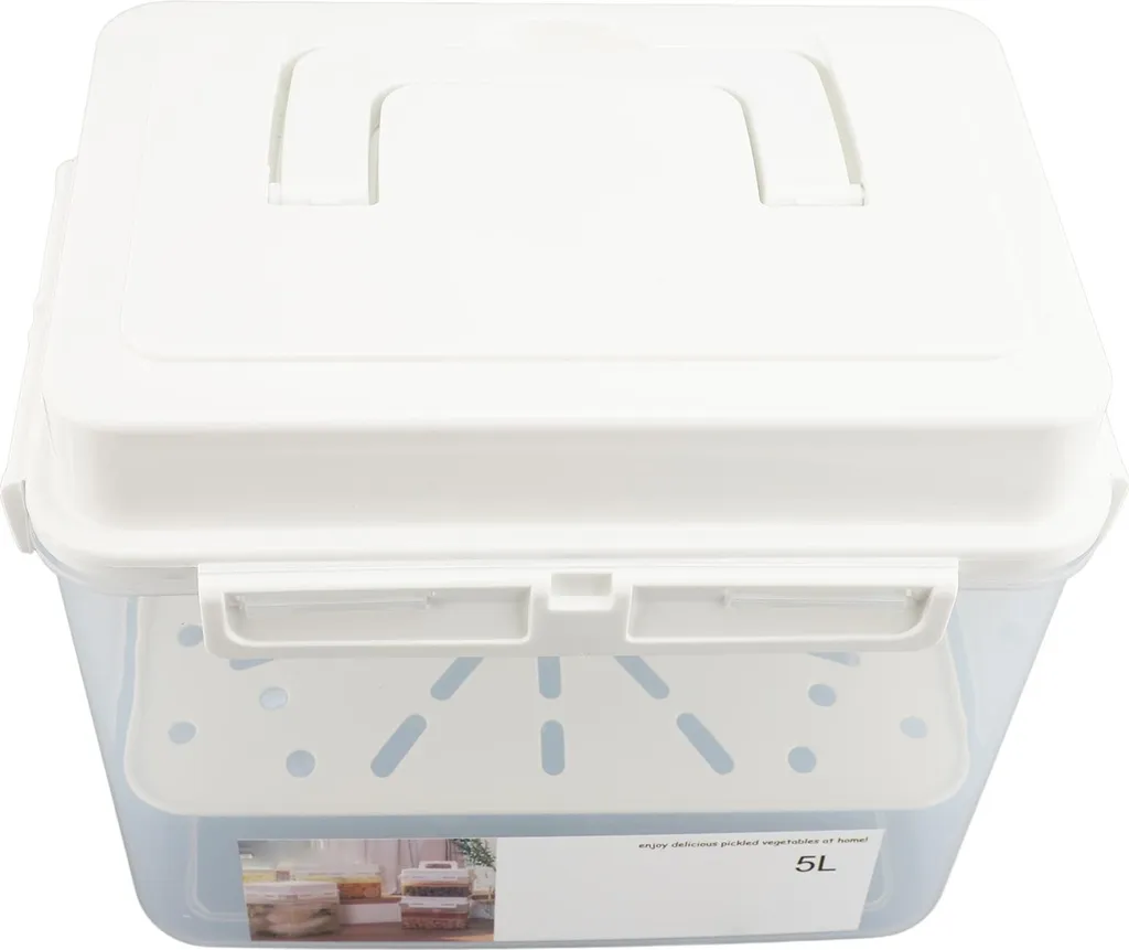 Bocal de fermentation 5L étanche avec poignée modèle Premium Inox - 4