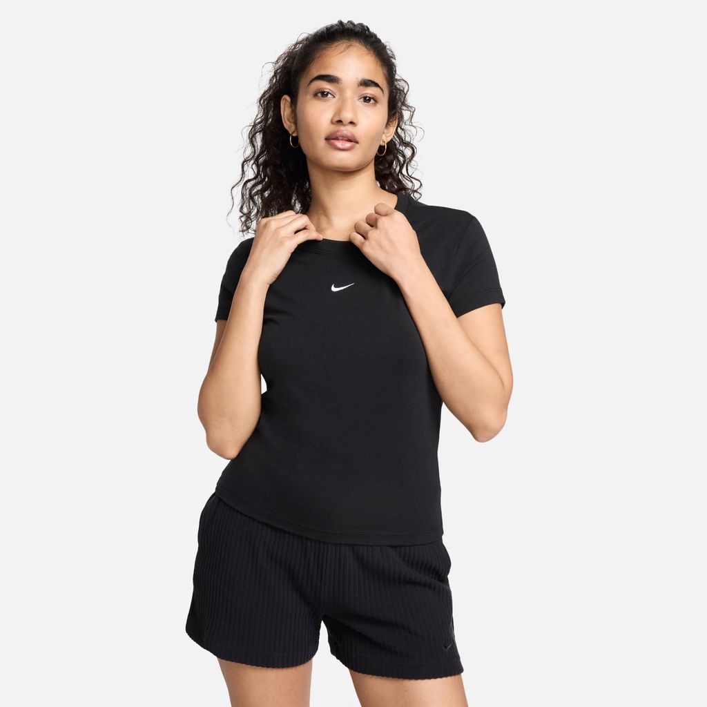 Nike W Nsw Nk Chll Knt Md Crp Black/White Black/White Xs