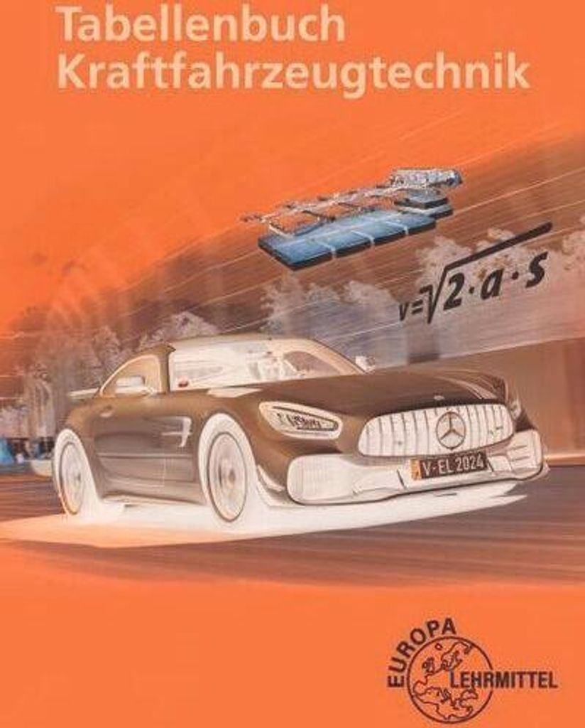 A sports car is depicted on a road with a formula and diagrams in the background, suggesting a technical or educational context related to automotive engineering.