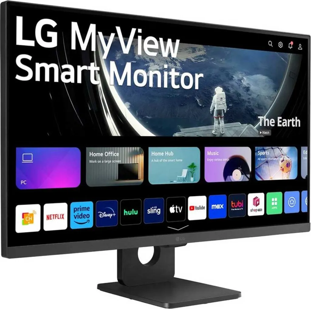 Écran Connecté LG 27SR50F-B 27 Pouces IPS avec Applications de Streaming - 4
