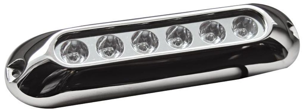 Unterwasserstrahler mit 6 blauen LEDs - Osculati 13.281.06