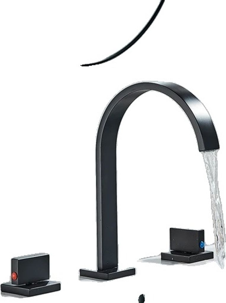 Badezimmer Waschtisch Armatur, Warm- und Kaltwasser, Produktbild 