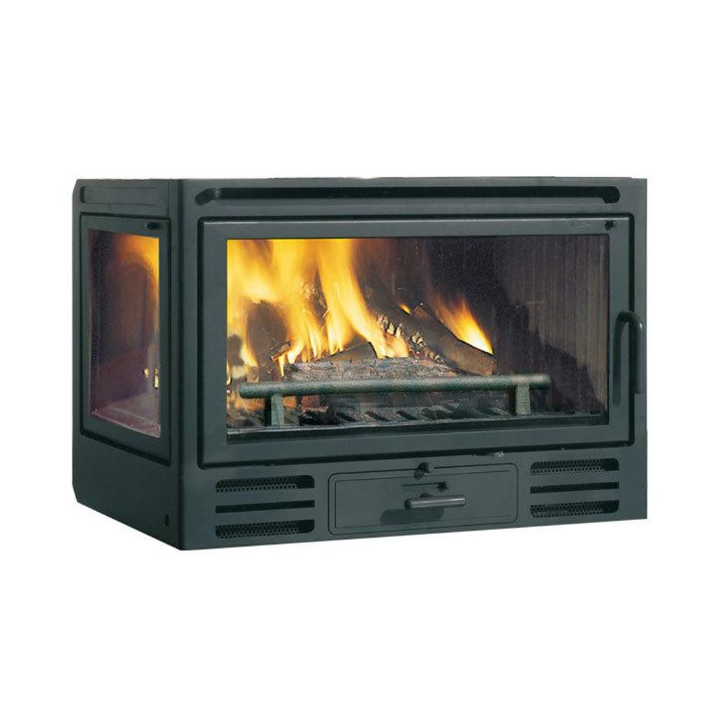 Edilkamin Firebox Riga 49 Holzofeneinsatz - linke Seite