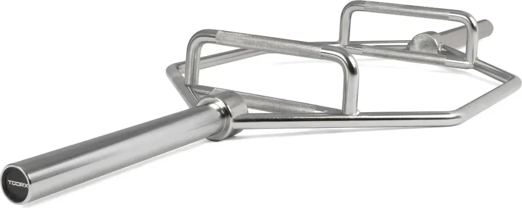 Barre de trapèze hexagonale de musculation OSB avec bagues de serrage rapide