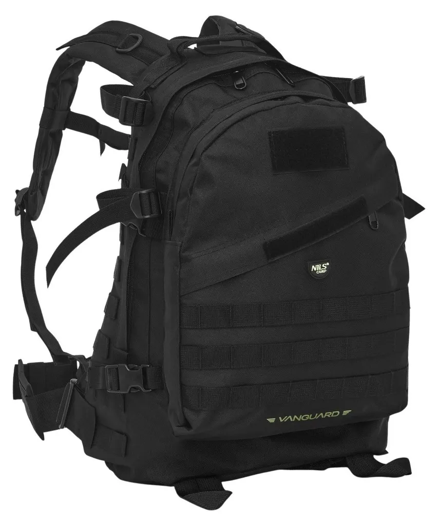 Sac à dos tactique de voyage 45L - Sac de sport et de voyage noir