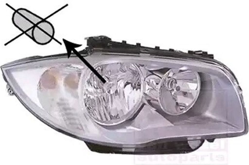 VAN WEZEL Scheinwerfer Rechts für BMW 1 Schrägheck (E87) 0628964