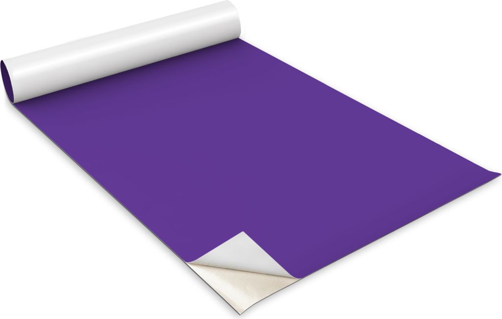 Selbstklebende Möbelfolie - Dekorationsfolie - Tischmöbel - Zuschneidbar - Violette Farbe - 100 x 50 cm