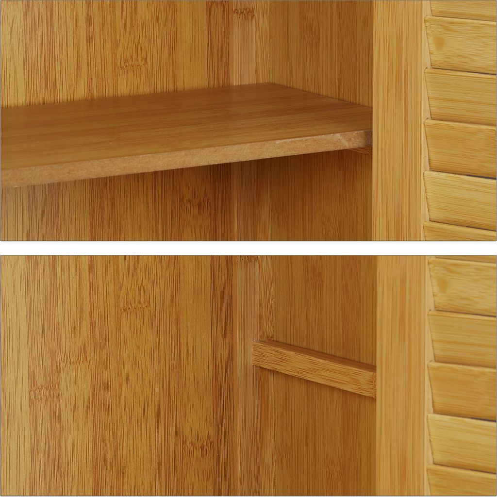 relaxdays Waschmaschinenschrank, 10020299_0 braun 3 Produktbild 6