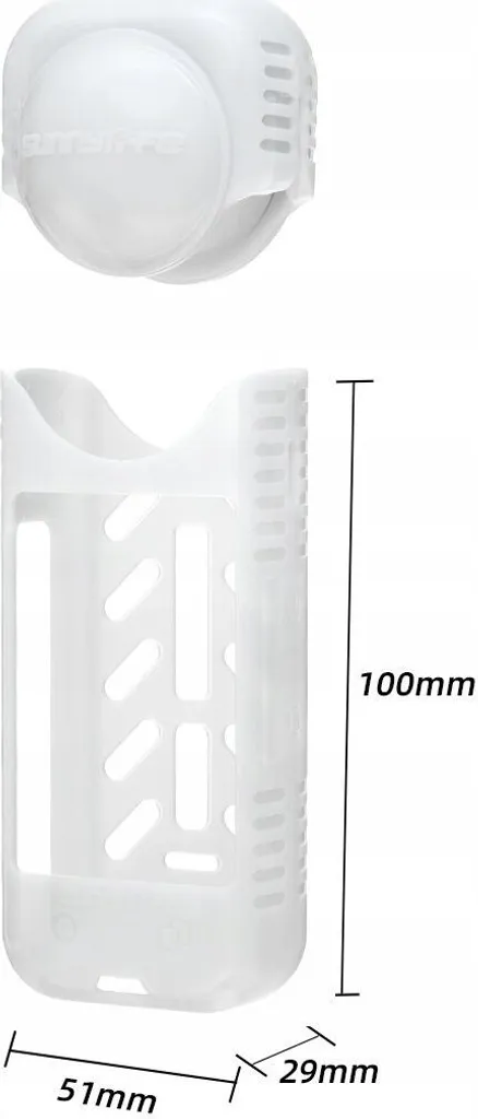 Capuchon d'objectif et protection silicone pour Insta360 X4 Blanc BHT818