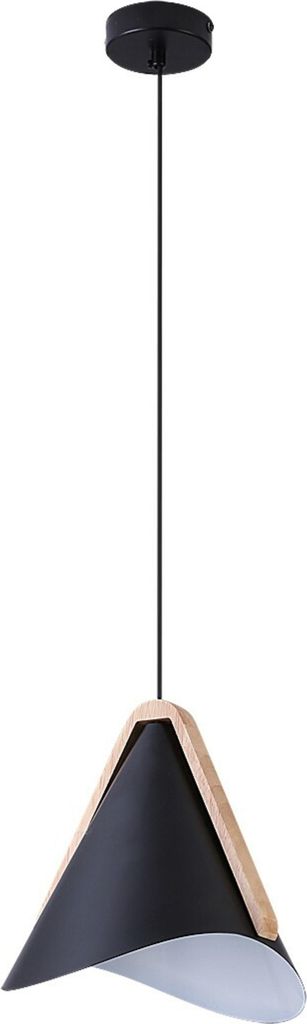 Rabalux 6650 Pendelleuchte 1 Spot Neva, E27, schwarz, Industriell, 24,5cm