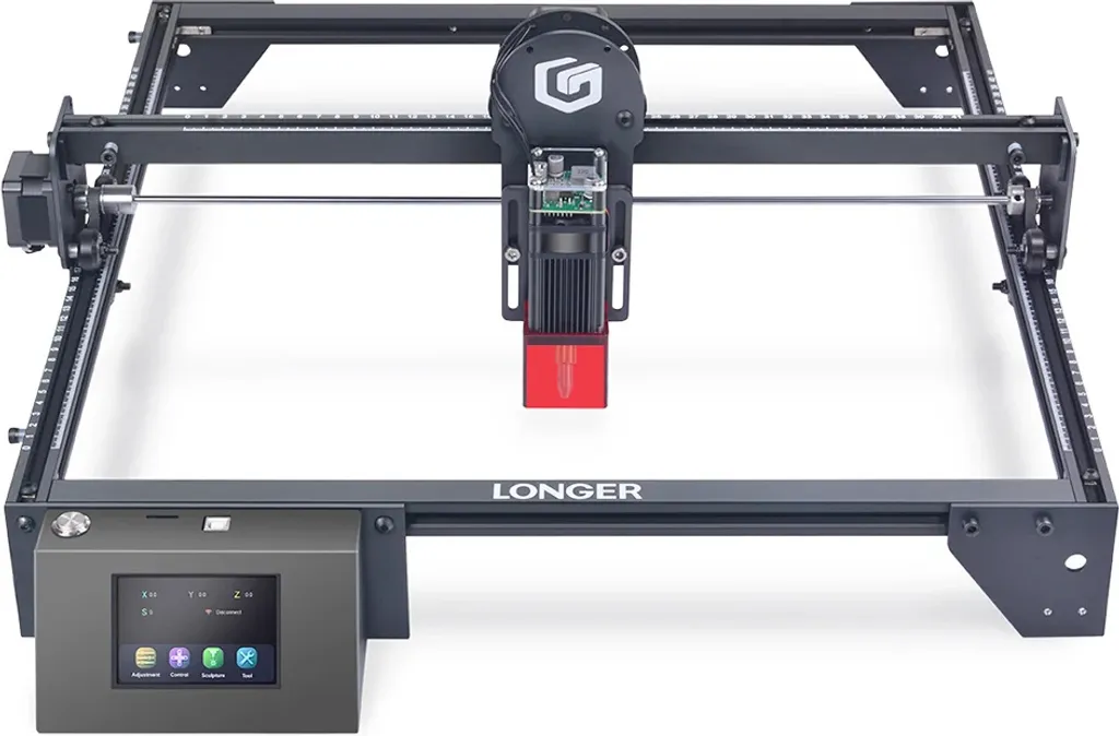 Graveur laser 10W à focale fixe - Large zone 400x400mm pour projets DIY bois