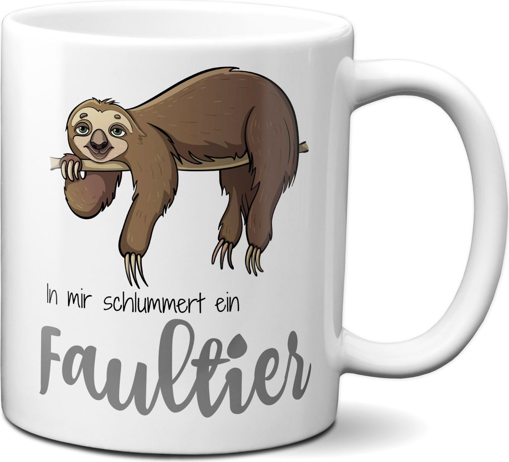 TassenKing Tasse - In mir schlummert ein Faultier - Tasse Produktbild 