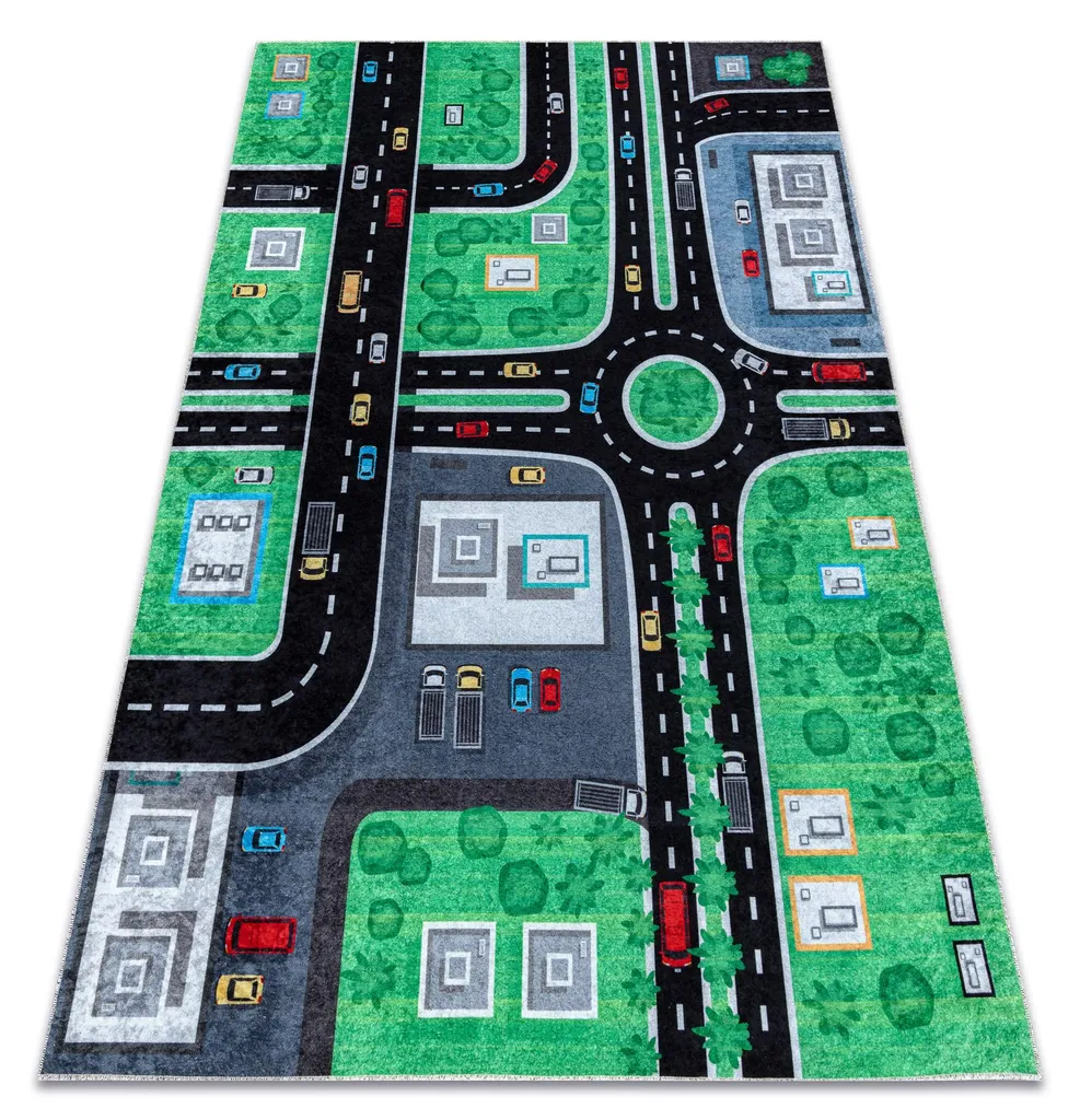 Tapis Rue Enfant Lavable & Antidérapant 80x150cm JUNIOR 52052.802