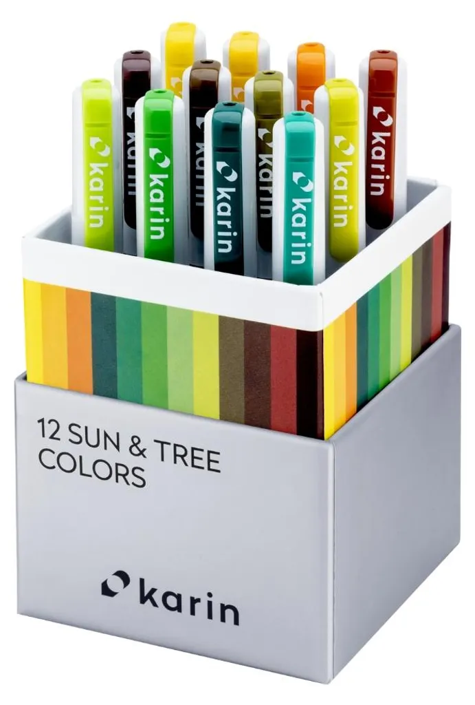Feutres Pinceaux Aquarelle Realbrush Pro Sun and Tree 12 Couleurs