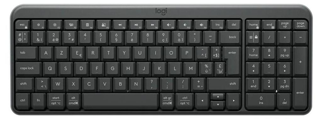 LOGITECH Wired Keyboard K250 Graphite (NLB)