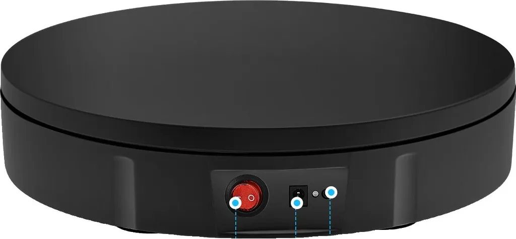 Base rotative 360 degrés pour exposition objets lourds 100kg 30cm