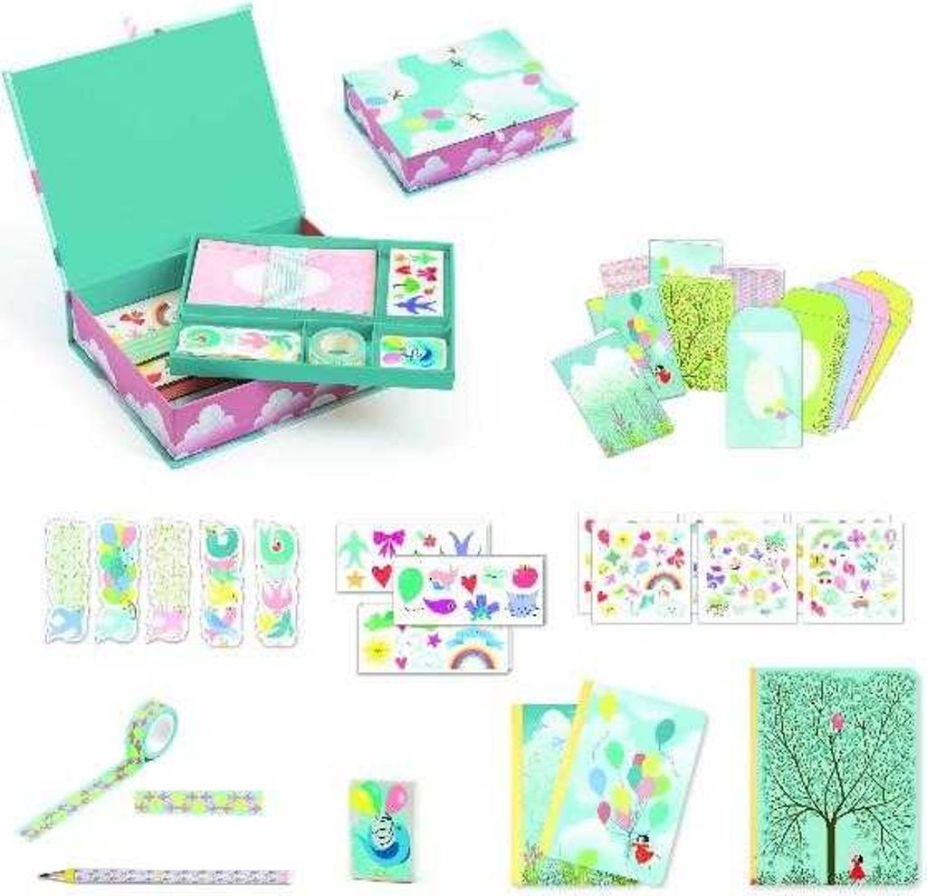 Djeco Briefpapier-Set, Charlotte Produktbild 