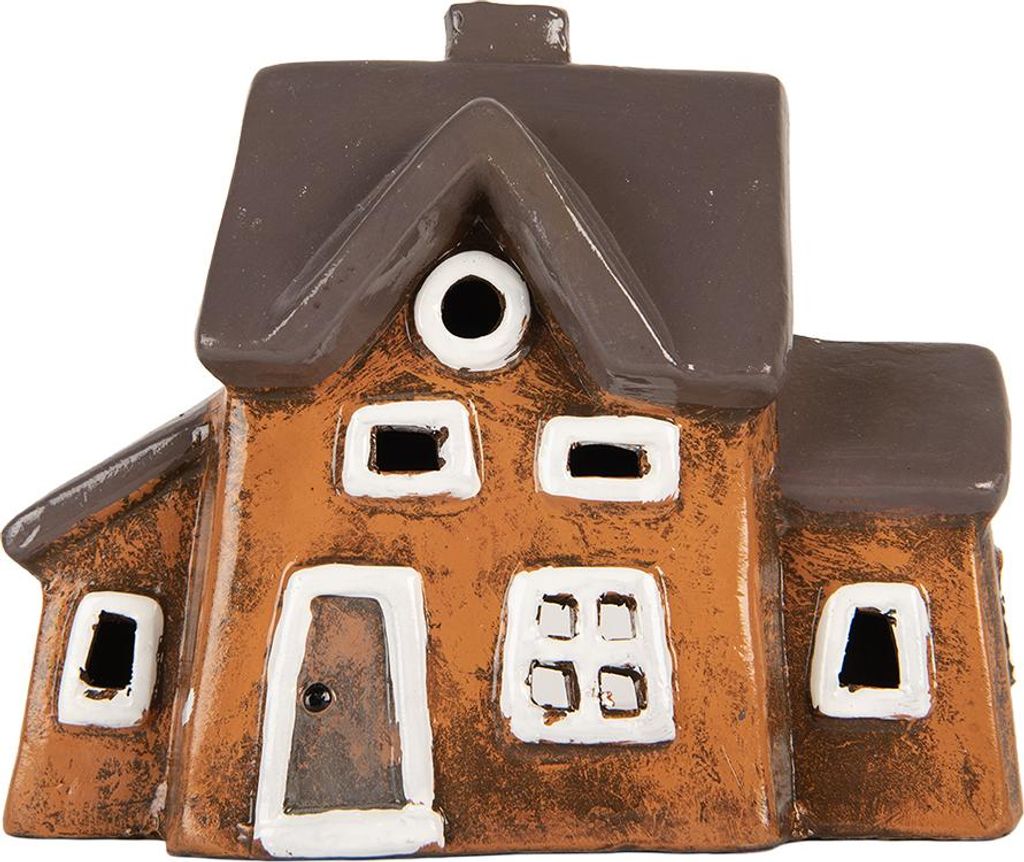 Clayre & Eef Portacandele House 20x11x16 cm in Immagine del prodotto 
