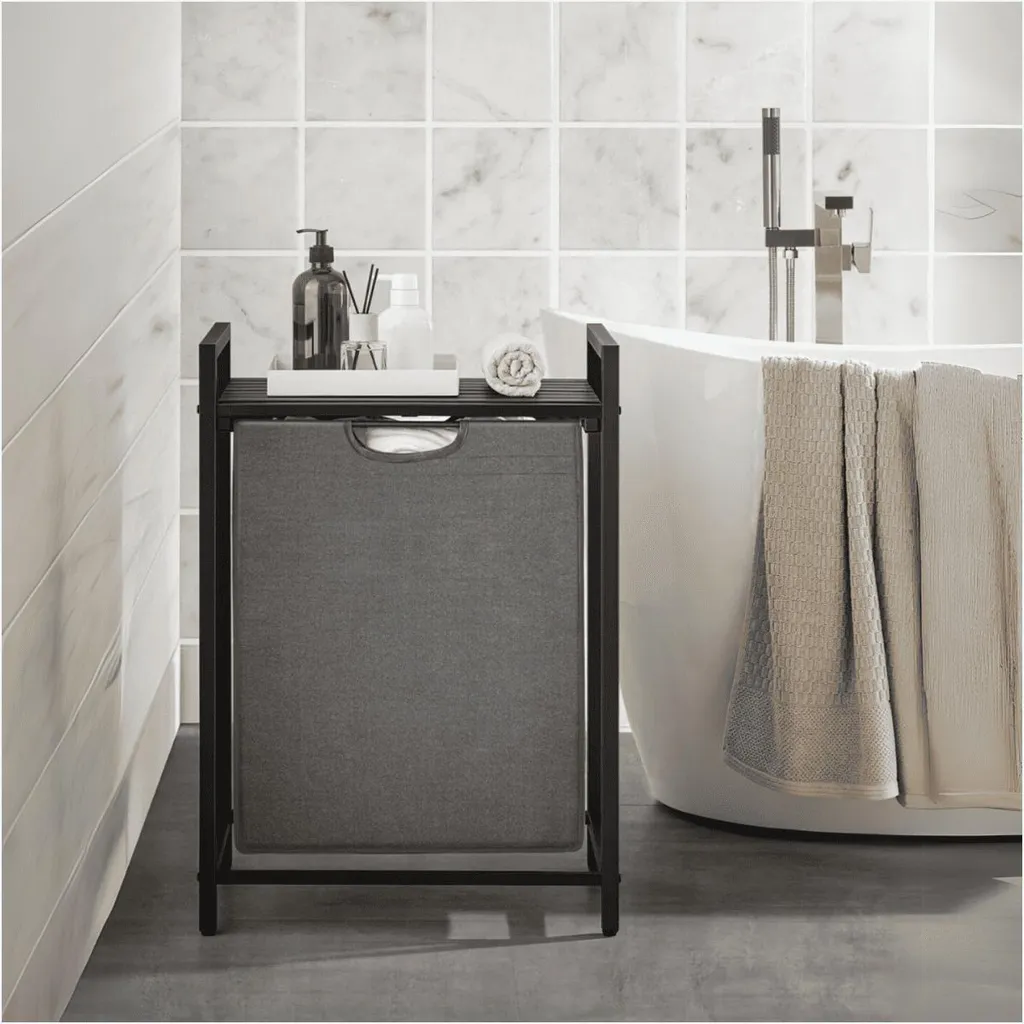 Panier à linge coulissant 50 cm : Solution rangement linge invisible