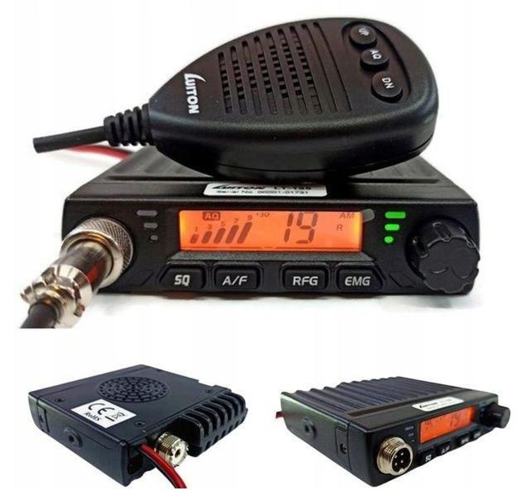 CB vysílačka LUITON LT-198 Mini ASQ 12V/24V zapalovací Obrázek produktu 