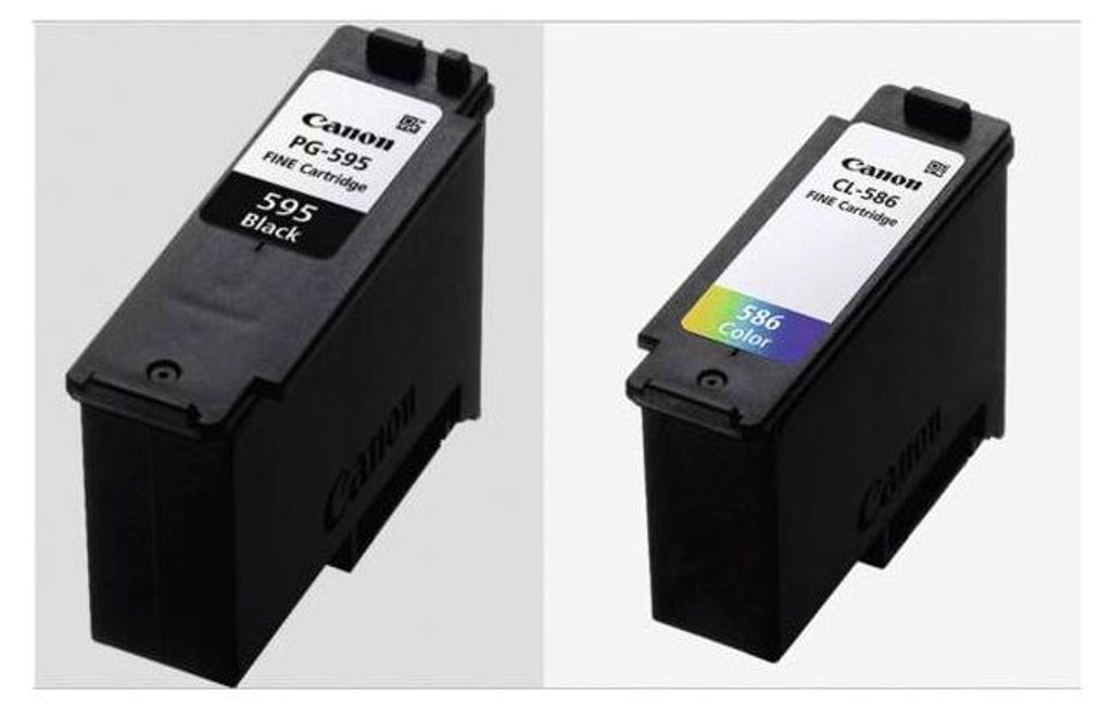 Canon PG595/CL586 PVP, Nero, Ciano, Magenta, Giallo, 6,7 Immagine del prodotto 
