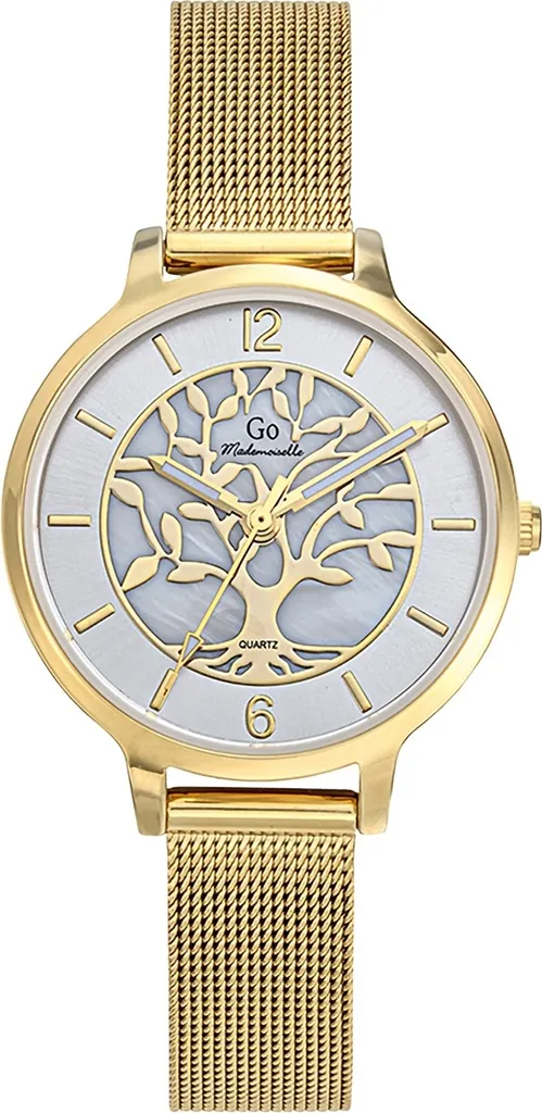 Girl Only orologio da donna con bracciale in acciaio inossidabile GO gold orologio analogico al quarzo UGO695491