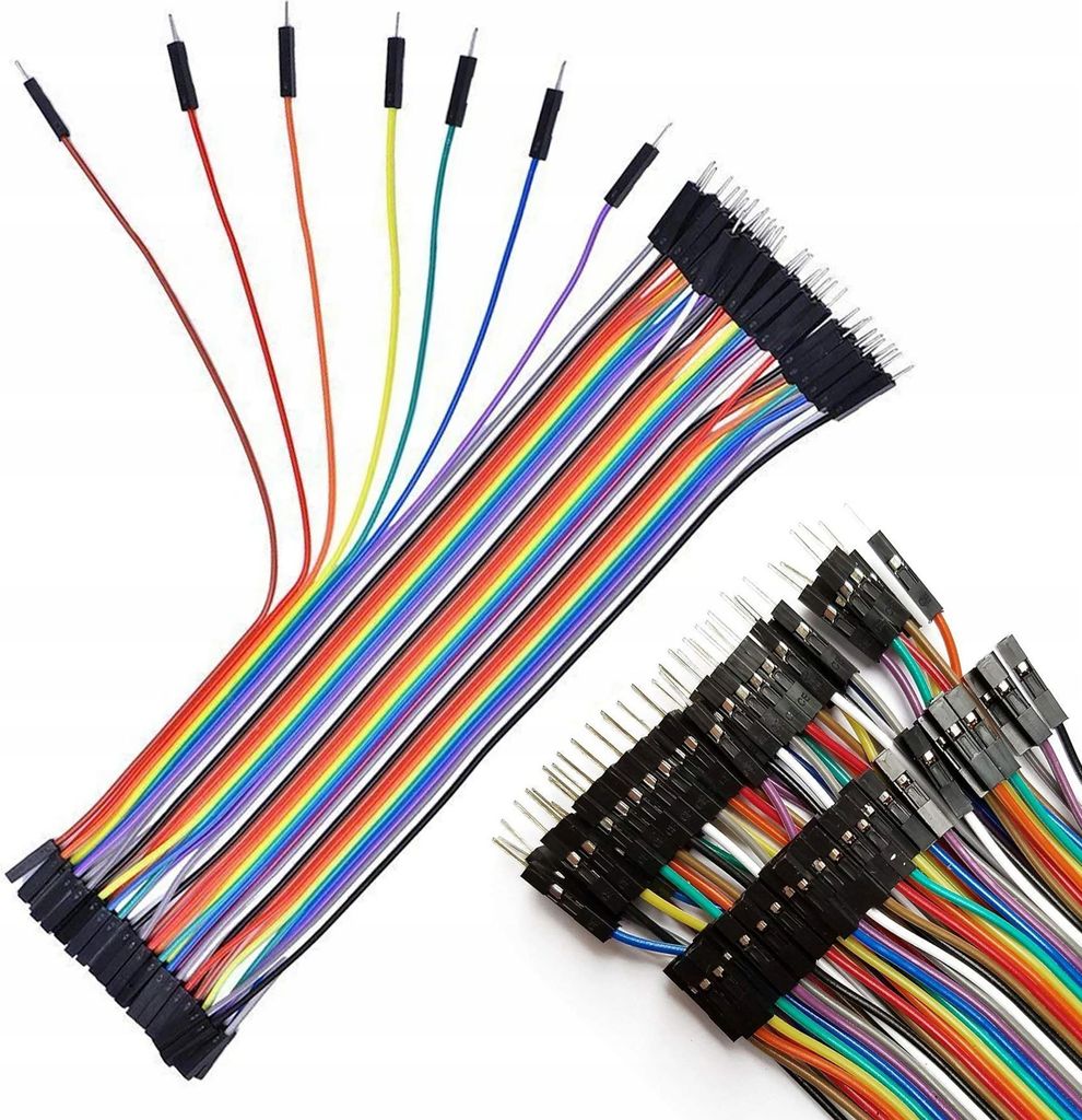 Verbindungskabel Set 40-teilig – 20 cm bunte Jumper Kabel | Produktbild 