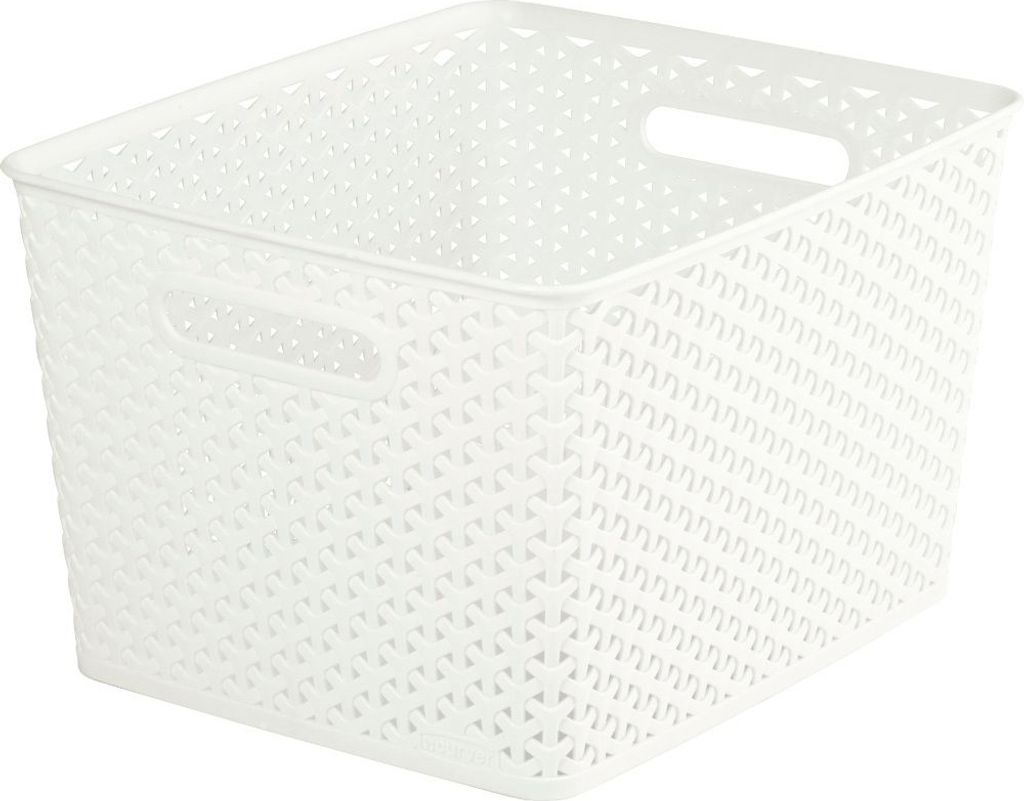Aufbewahrungsbox RATTAN "Y" STYLE L creme 03612-885