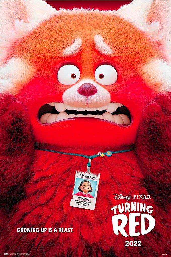 Turning Red Poster Pixar 91,5 x 61 cm