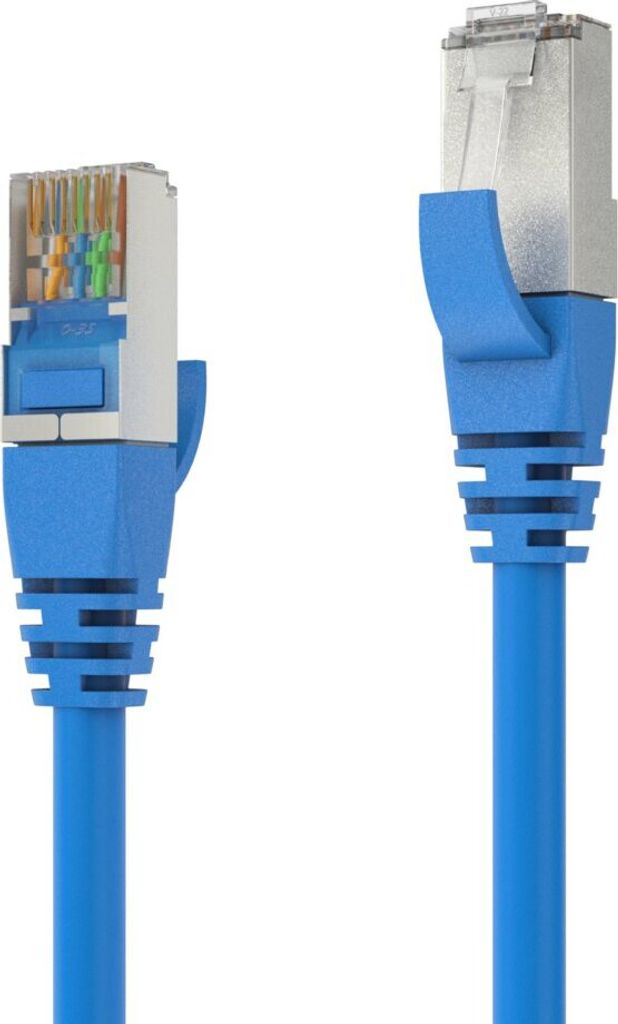 Patchkabel CAT 6A S/FTP, 5m, blau