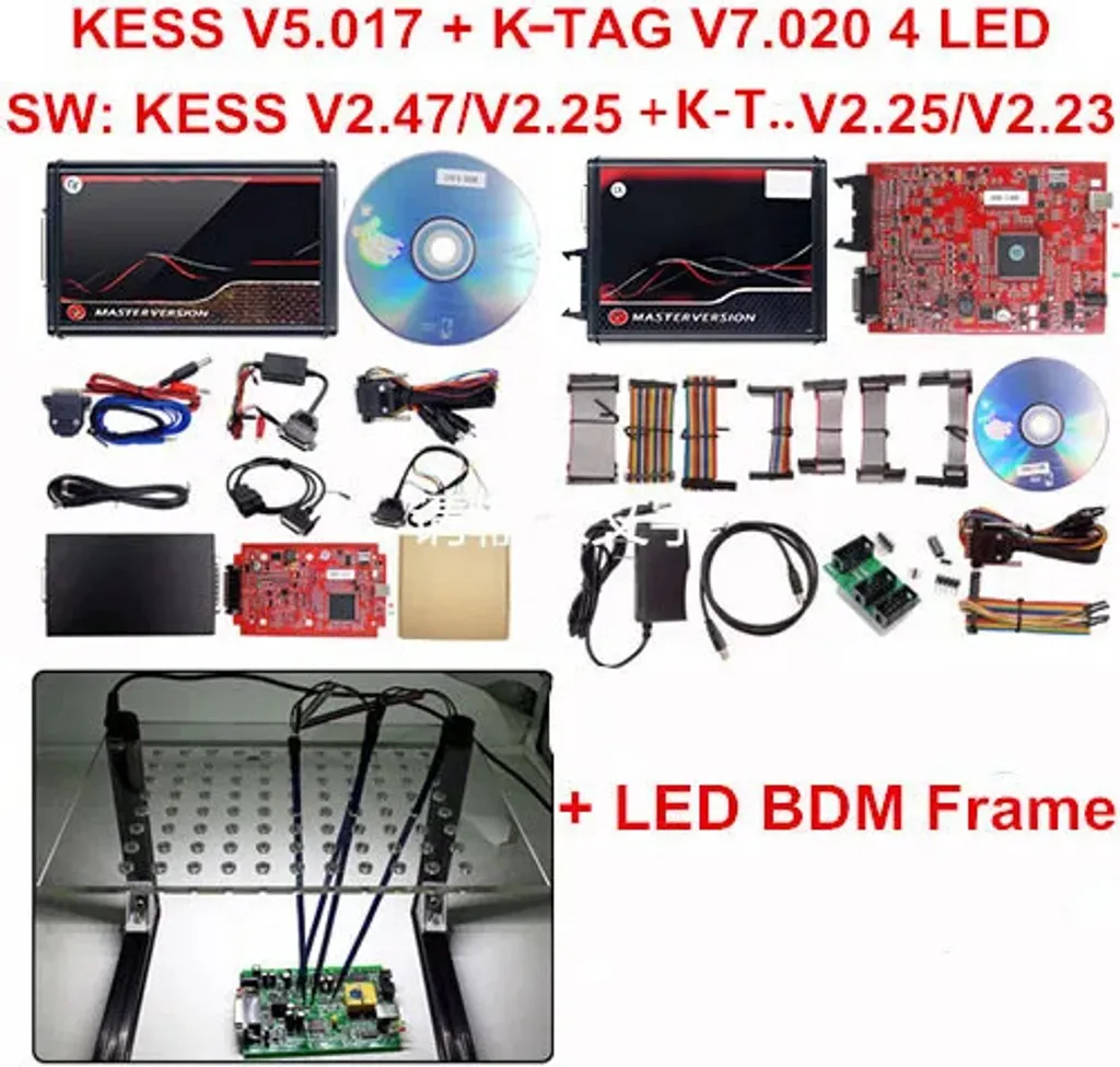 Reprogrammation moteur simplifiée par le programmeur ECU sans fil BDM LED