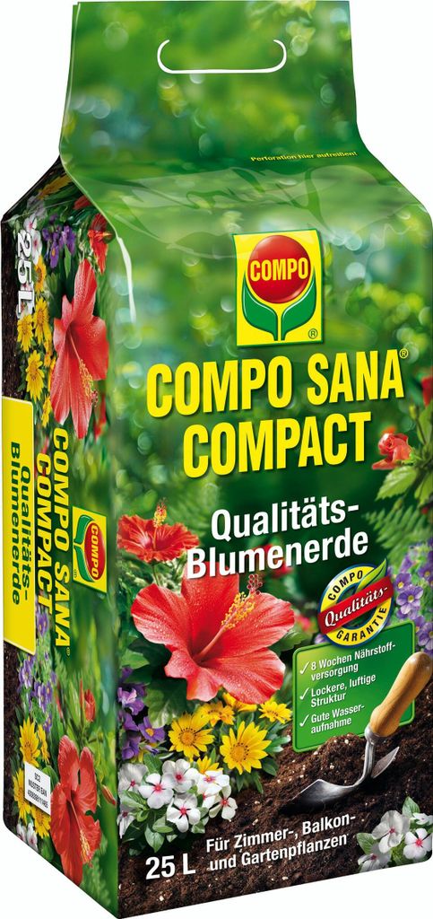 COMPO SANA COMPACT Blumenerde 25 Liter
