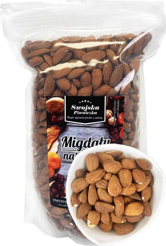 GANZE NATÜRLICHE MANDELN AUS SPANIEN 1 kg SWOJSKA PIWNICZKA
