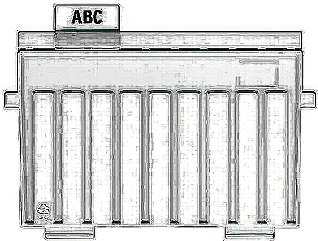 Support A5 transversal anti-reflet pour lecture facile de prix