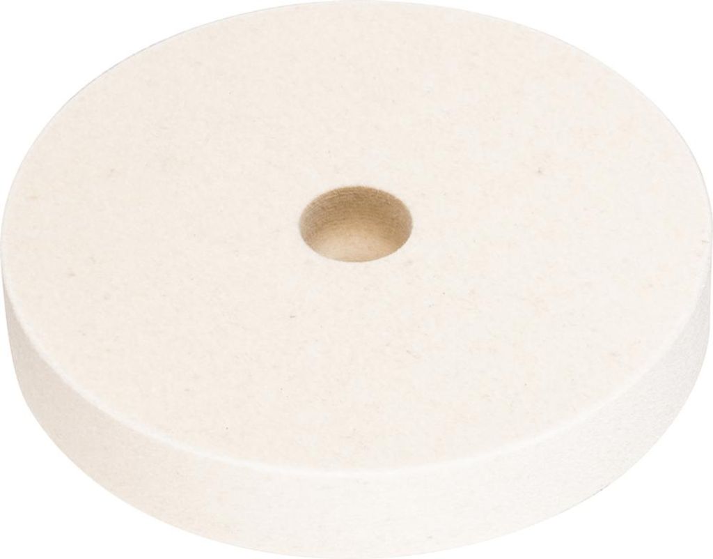 PFERD TOOLS mittelharte Filzscheibe FKSC Ø 200x30mm Bohrung Ø 20mm für universelle Polierarbeiten