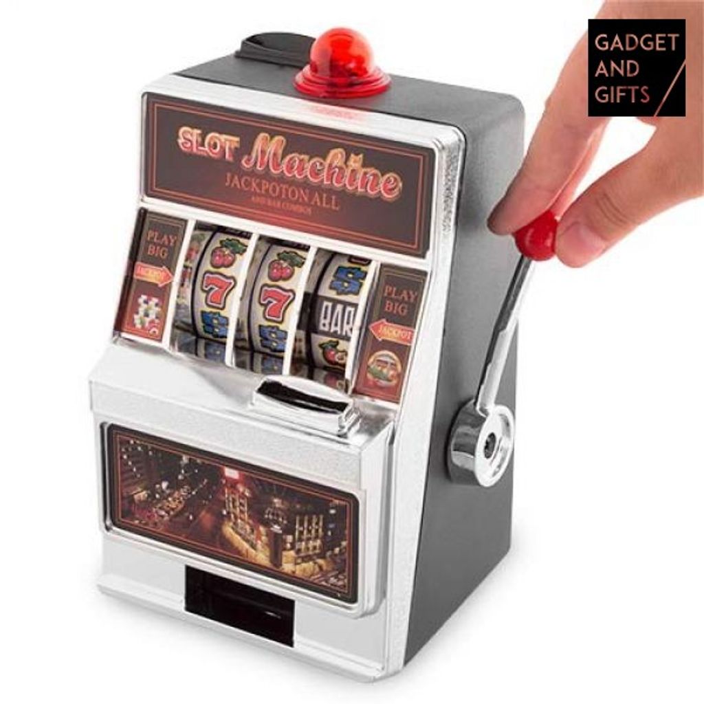 XL Spielautomat Slot Machine Licht und Sound Sparbüchse Sparschwein Spardose #19 