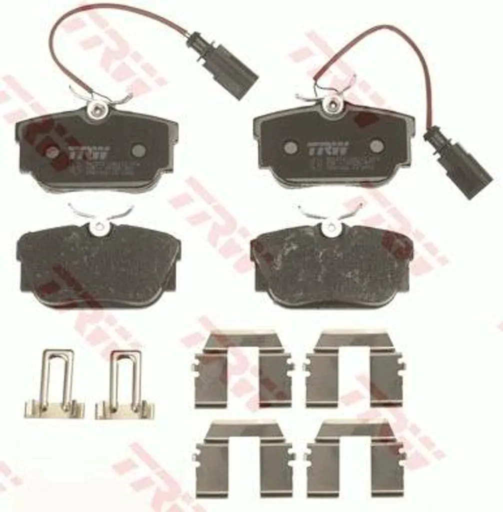 Plaquettes de frein TRW GDB1326 anti-bruit pour Galaxy et Transporter