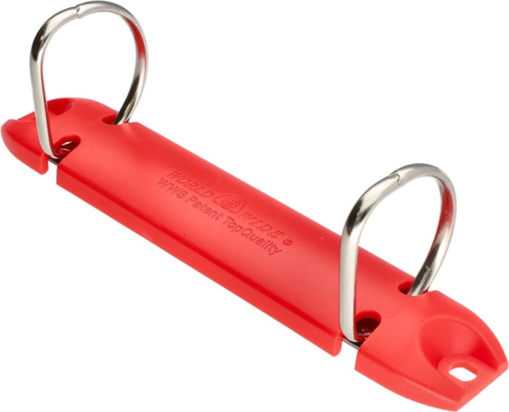 Ringbuchmechanik 2-Ringe D-Form rot