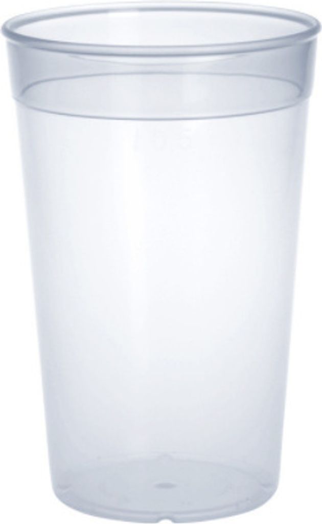 Kunststoff Mehrweg-Becher transparent 0,2l - 0,5l PP Produktbild 