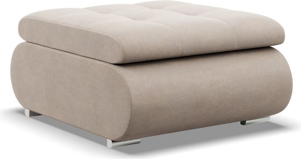Sitzpouf für das Wohnzimmer, Beige