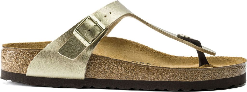 Birkenstock Gizeh Gold Normal Fußbett - Damen Hausschuhe - Produktbild 