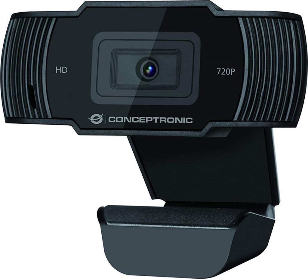 Conceptronic AMDIS 720P HD Webcam 1280 x 720 Pixel USB 2.0 Schwarz