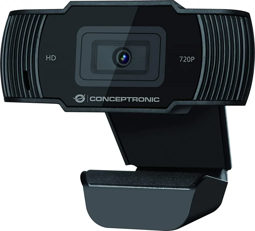 Webcam HD Conceptronic AMDIS 1280 x 720 avec fixation flexible