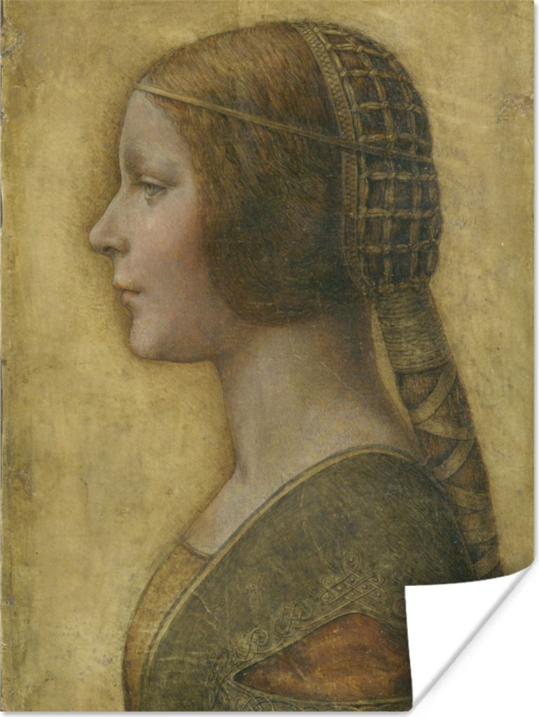 MuchoWow® Poster La Bella Principessa - Leonardo da Vinci Produktbild 