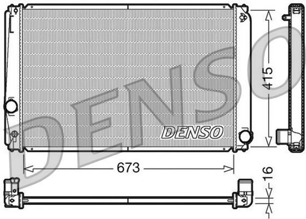 Radiateur Moteur Anti-Surchauffe pour RAV 4 - Remplacement OE 164000V030