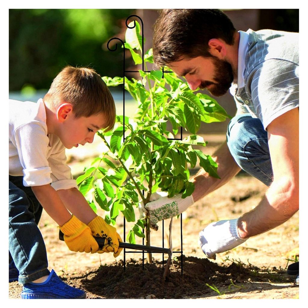 Rankgitter aus Metall, rostfreies und stabiles Rankgitter für den Garten, dekorativer Ständer zur Unterstützung von Gurken, Bohnen und Erbsen